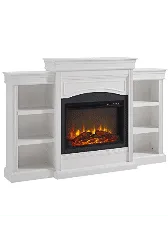 Ameriwood Home Lamont Mantel Fireplace, White